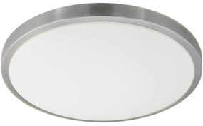Φωτιστικό Οροφής Led Competa 1 96034 White-Silver Eglo Metal, Plastic