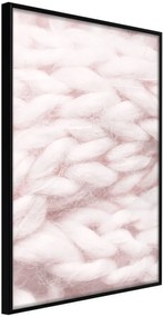 Αφίσα - Pale Pink Knit - 30x45 - Μαύρο - Χωρίς πασπαρτού