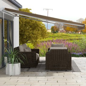 Αντηλιακός Αντηλιακός Τέντας 3,5m x 2,5m Κίτρινο + Γκρι