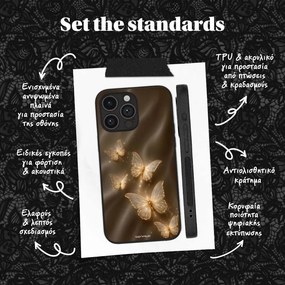 Θήκη Sonique DIVA Series για Apple iPhone 17 Pro Max Χρυσές Πεταλούδες