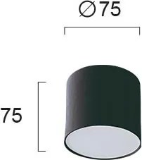 Φωτιστικό Πλαφονιέρα LED Viokef Jaxon Black 4157301