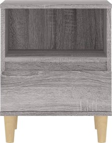 vidaXL Κομοδίνο Γκρι Sonoma 40x35x50 εκ.