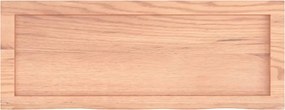 vidaXL Πάγκος Μπάνιου Αν. Καφέ 80x30x(2-6) εκ. Επεξεργ. Μασίφ Ξύλο