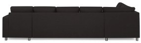 Γωνιακός Καναπές Scandinavian Choice C157, Μαύρο, 344x199x80cm