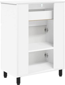 vidaXL Έπιπλο μπάνιου Λευκό 60 x 35 x 80 εκ Επεξεργασμένο Ξύλο