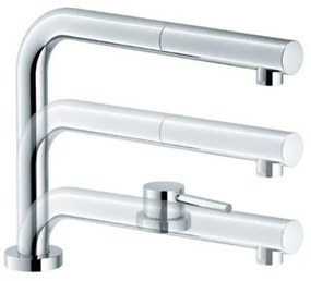 Franke Active Window Ντους Χρώμιο Βυθιζόμενη Μπαταρία Κουζίνας