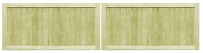 vidaXL Πόρτες Φράχτη 2 τεμ. 300 x 75 εκ. από Εμποτισμένο Ξύλο Πεύκου