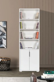 Βιβλιοθήκη Λευκό DIME 60x30x2