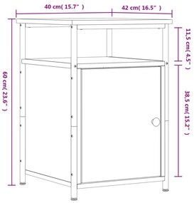 ΚΟΜΟΔΙΝΟ ΚΑΦΕ ΔΡΥ 40 X 42 X 60 ΕΚ. ΑΠΟ ΕΠΕΞΕΡΓΑΣΜΕΝΟ ΞΥΛΟ 826041