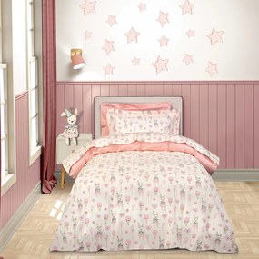 Σετ Σεντόνια Παιδικά 170x260 Essential 8859 Ivory, Pink 5204850256883