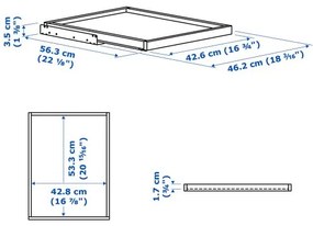 KOMPLEMENT Δίσκος με μηχαν. pull-out 002.463.56