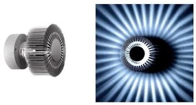 Πλαφονιέρα-Απλίκα Ήλιος σε 3 χρώματα IP54 Lumen 3-911564 Μπλε