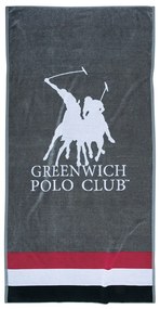 3867 ΠΕΤΣΕΤΑ ΘΑΛΑΣΣΗΣ 90Χ180 GREENWICH POLO CLUB ΓΚΡΙ-ΛΕΥΚΟ-ΚΟΚΚΙΝΟ