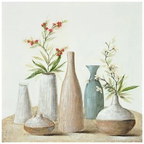 Πίνακας σε καμβά Vase Inart 100x3x100εκ 100x3x100 εκ.