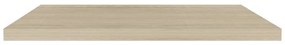 vidaXL Ράφια Τοίχου 2 τεμ. Χρώμα Δρυός 90x23,5x3,8 εκ. MDF