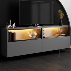 Έπιπλο Τηλεόρασης Ανθρακί CUZEDE 180x32x67