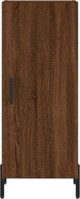 vidaXL Ντουλάπι Καφέ Δρυς 34,5 x 34 x 90 εκ. Επεξεργασμένο Ξύλο