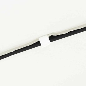 vidaXL Ομπρέλα Κήπου Άμμος 295 x 295 x 245 εκ Πολυεστέρας και Χάλυβας