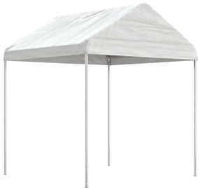 vidaXL Κιόσκι με Τέντα Λευκό 15,61 x 2,28 x 2,69 μ. από Πολυαιθυλένιο