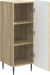 vidaXL Πλαϊνό γραφείο Sonoma Δρυς 34,5 x 33 x 92 εκ.
