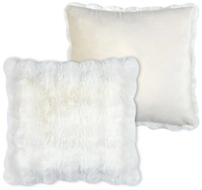 Διακοσμητικό Μαξιλάρι Γούνινο 2 Όψεων (45x45) S-F Nebraska Ecru C0C810001
