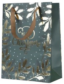 Beauty Home Χριστουγεννιάτικη Τσάντα Χάρτινη  Merry Christmas 10cm x 26cm x 32cm