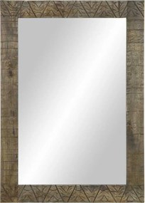 vidaXL Καθρέφτης μπάνιου 50x2,5x70 cm από μασίφ ξύλο Mango