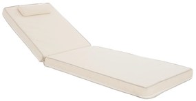 Μαξιλάρι Ξαπλώστρας Textline 600gr SIFNOS Μπέζ 196(117+1+78)x58x9εκ. 196x58x9 εκ.