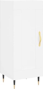 vidaXL Ντουλάπι Λευκό 34,5 x 34 x 90 εκ. από Επεξεργασμένο Ξύλο