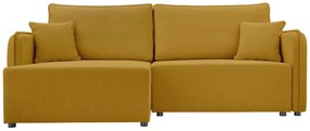 Γωνιακός καναπές Melody-Moustardi-Αριστερή