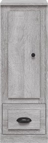 vidaXL Ντουλάπι Γκρι sonoma 36x35,5x103,5 εκ. από Επεξεργασμένο Ξύλο