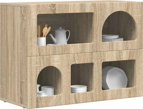 vidaXL Πλαϊνό γραφείο ELST Δρύς Sonoma 80.5 x 35 x 59 εκ.