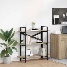 Ράφι Βιβλίων Δρύς Sonoma 100 x 33,5 x 102 εκ Επεξεργασμένο ξύλο