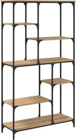 vidaXL Ράφι Βιβλίων 5 επιπέδων 99 x 35,5 x 176 cm Επεξεργασμένο ξύλο