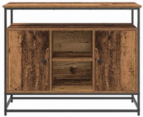 vidaXL Πλαϊνό γραφείο Παλαιό ξύλο 100 x 35 x 80 εκ. Επεξεργασμένο ξύλο