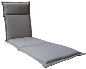 Μαξιλάρι Για Ξαπλώστρα Με Φερμουάρ N9/75 196x58x6cm Grey