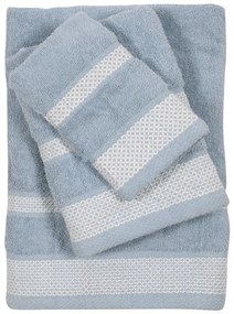 Πετσέτες Best 0651 (Σετ 3τμχ) Light Blue Das Home Σετ Πετσέτες 70x140cm 100% Βαμβάκι