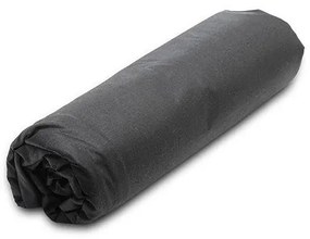 Κατωσέντονο Menta με λάστιχο 21 Black Υπέρδιπλο (180x200+20)