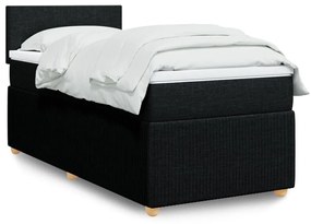 ΚΡΕΒΑΤΙ BOXSPRING ΜΕ ΣΤΡΩΜΑ ΜΑΥΡΟ 80 X 200 ΕΚ. ΥΦΑΣΜΑΤΙΝΟ 3287278