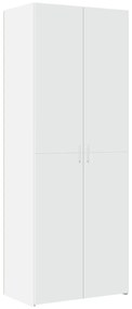 vidaXL Ντουλάπι Λευκό 70x42,5x185 εκ. Επεξεργασμένο Ξύλο