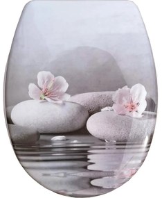 Κάλυμμα Λεκάνης Καπάκι WC 37,5xM46cm Polyresin Serene Pebbles San Lorentzo 8105