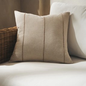 Μαξιλαροθήκη Διακοσμητική Rabia 321/02 Beige-Clay Gofis Home 43X43 100% Βαμβάκι