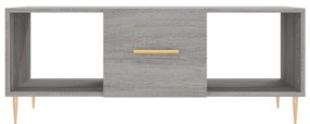 vidaXL Τραπεζάκι Σαλονιού Γκρι Sonoma 102x50x40 εκ. Επεξεργασμένο Ξύλο