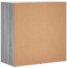 vidaXL Ντουλάπια 2Τεμ. Γκρι Sonoma 79x38x80 εκ. από Επεξεργασμένο Ξύλο