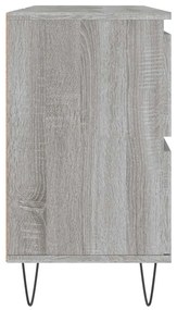 vidaXL Ντουλάπι Μπάνιου Γκρι Sonoma 80 x 33 x 60 εκ. από Επεξεργ. Ξύλο