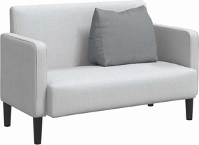 vidaXL Μαξιλάρι Πλάτης Ανοιχτό γκρι 60 x 50 x 20 cm ύφασμα