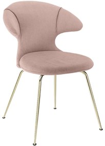 Καρέκλα Τραπεζαρίας Time Flies Horizons S 590-16C5901-1 57x59x83cm Rose-Brass Umage Steel,Polyester