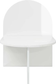 vidaXL Κομοδίνο Γυαλιστερό Λευκό 48 x 49 x 65 εκ.