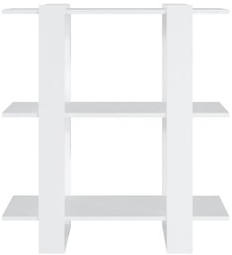 vidaXL Βιβλιοθήκη/Διαχωριστικό Χώρου Λευκό 80 x 30 x 87 εκ.