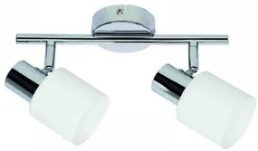 Σποτ Φωτιστικό Οροφής 2XE14 μεταλλικό 9079-2Φ Inlight-9079-2Φ-Χρώμιο-Χρώμιο 9079-2Φ-Χρώμιο